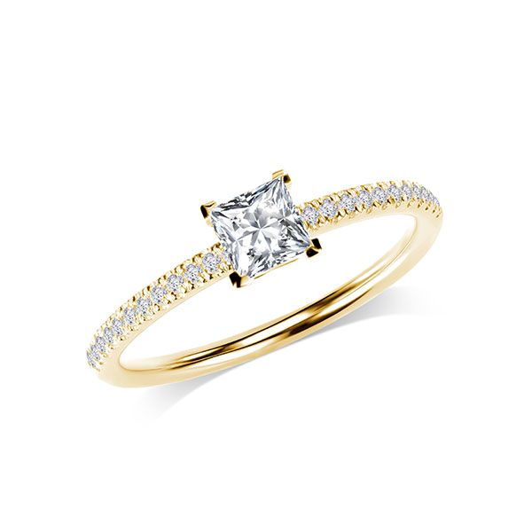 Verlobungsringe in Gelbgold